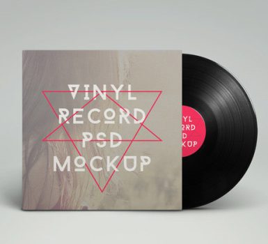 Vinyl-Record-PSD-mockup